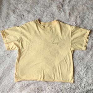 brandy melville honey boxy t-shirt